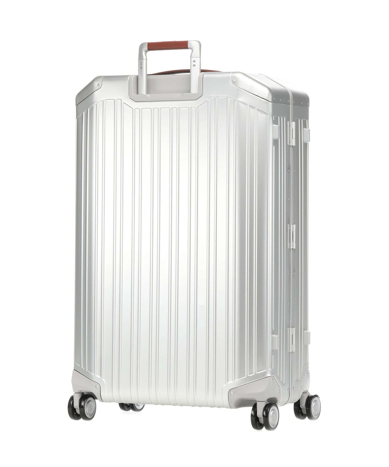 Piquadro Alu Spinner (4 wheels) grey/hide