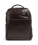 Piquadro Blue Square Revamp RFID Mochila para portátil mahogany