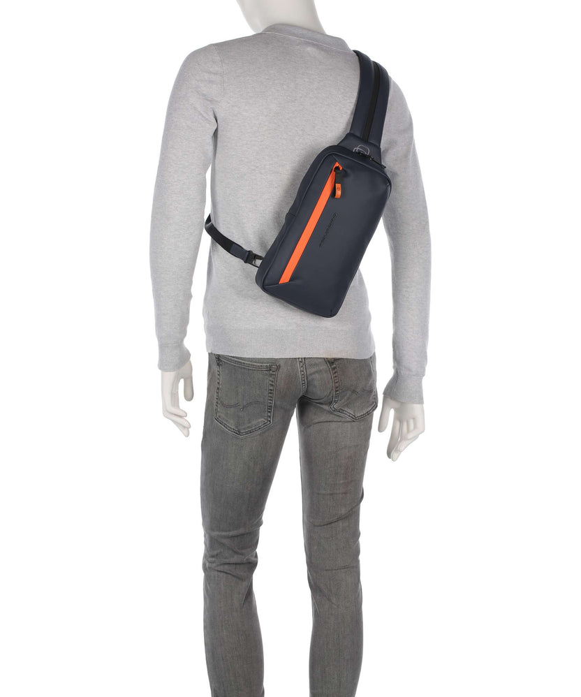 Piquadro C2OW Sling bag blu