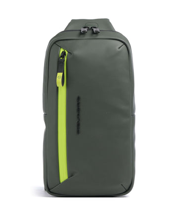 Piquadro C2OW Mochila sling verde