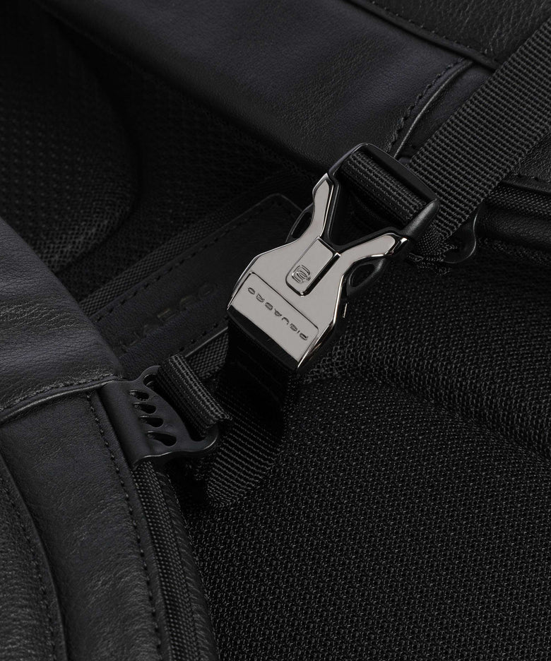 Piquadro Black Square Backpack nero