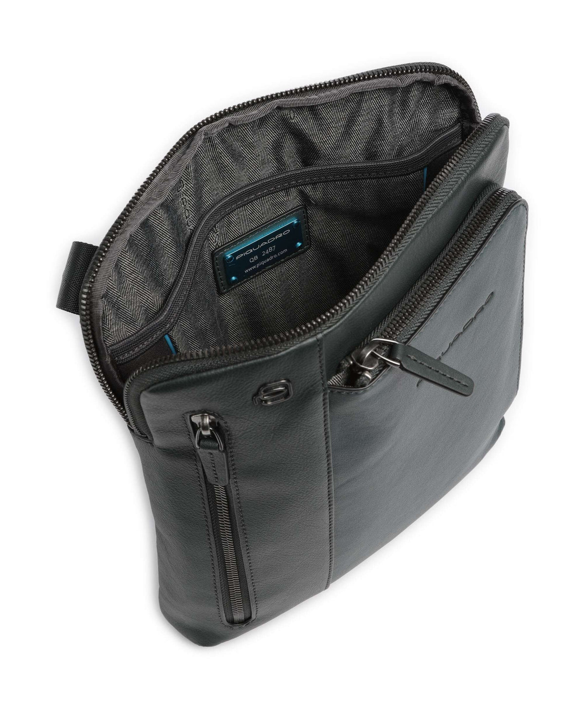 Piquadro Black Square Crossbody bag verde bosco/verde oliva