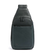 Piquadro Black Square Mochila sling verde bosco/verde oliva