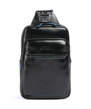 Piquadro Blue Square Mochila sling nero