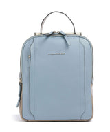 Piquadro Circle RFID Backpack light blue/beige
