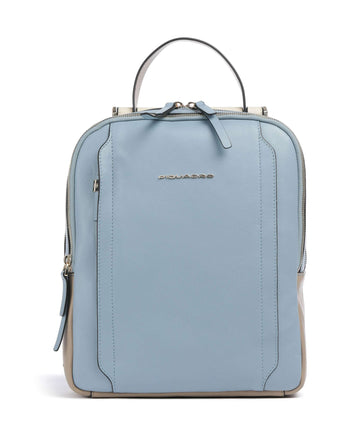 Piquadro Circle RFID Mochila light blue/beige