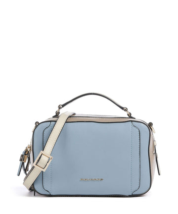 Piquadro W92 Bandolera light blue/beige