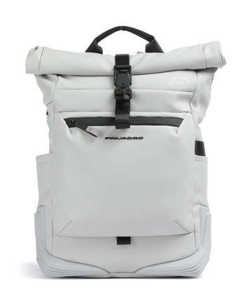 Piquadro Corner 2.0 Mochila roll-top white