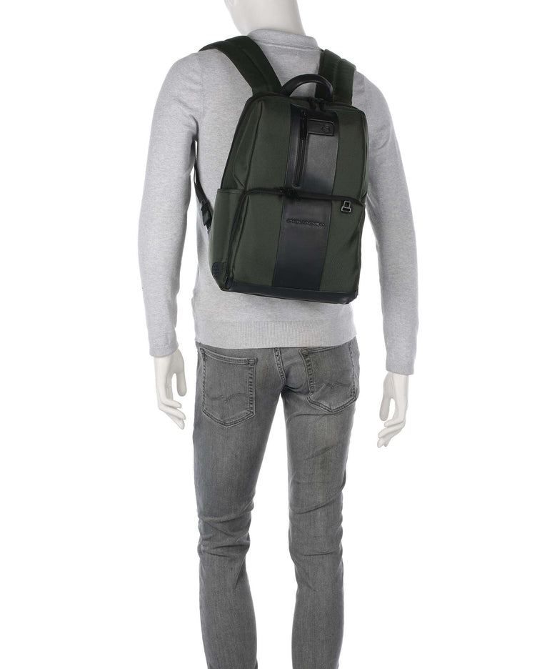 Piquadro Brief 2 Laptop backpack green