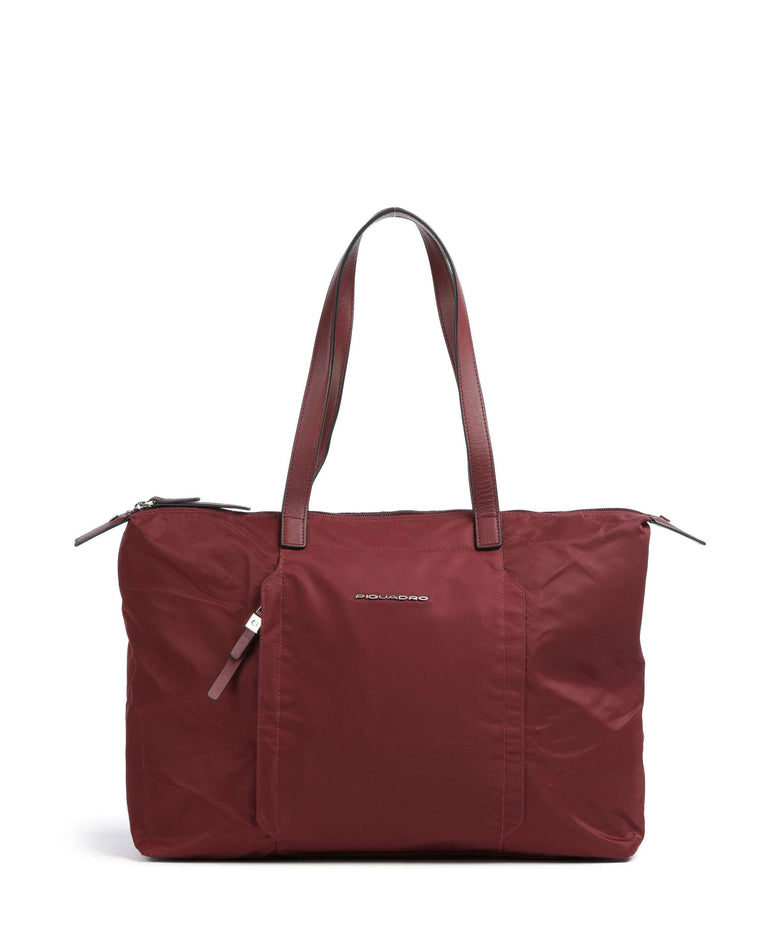 Piquadro W92T Tote bag borgogna
