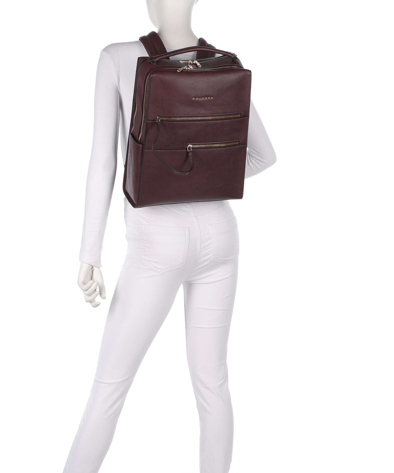 Piquadro W140 Backpack borgogna