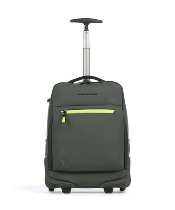 Piquadro C2OW Mochila con ruedas verde