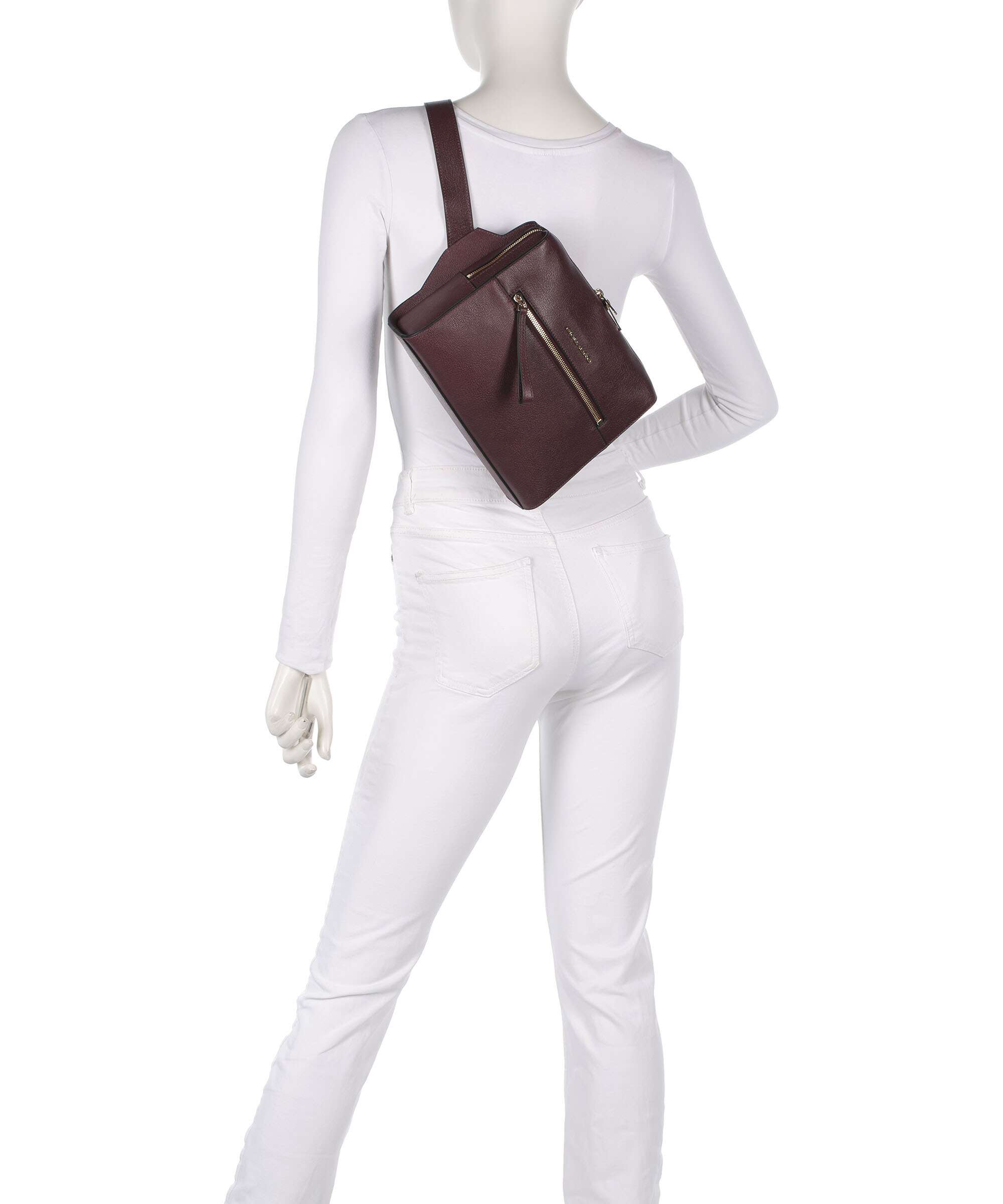 Piquadro W140 Fanny pack borgogna