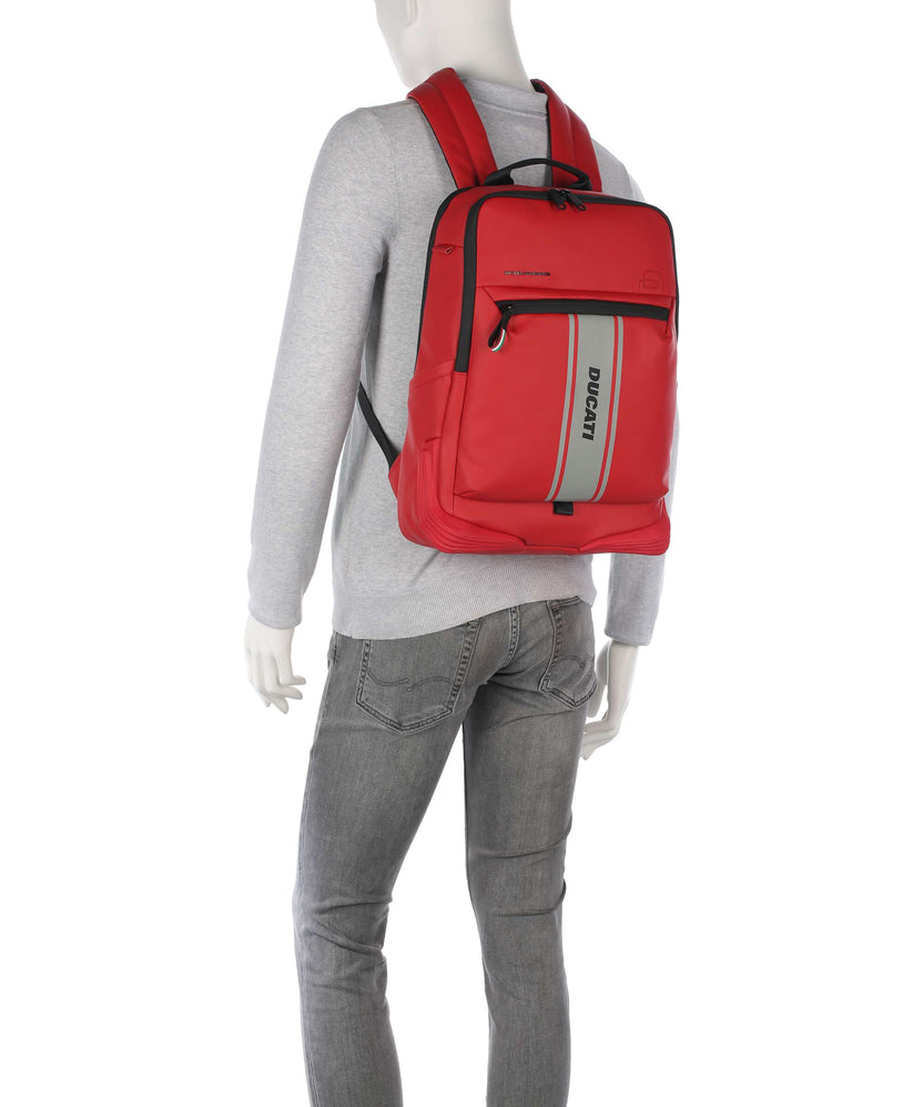 Piquadro Ducati C2OWD Backpack rosso