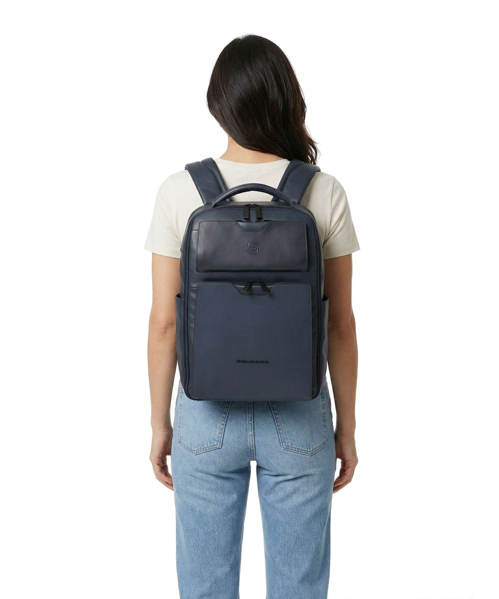 Piquadro Ael Laptop backpack blue