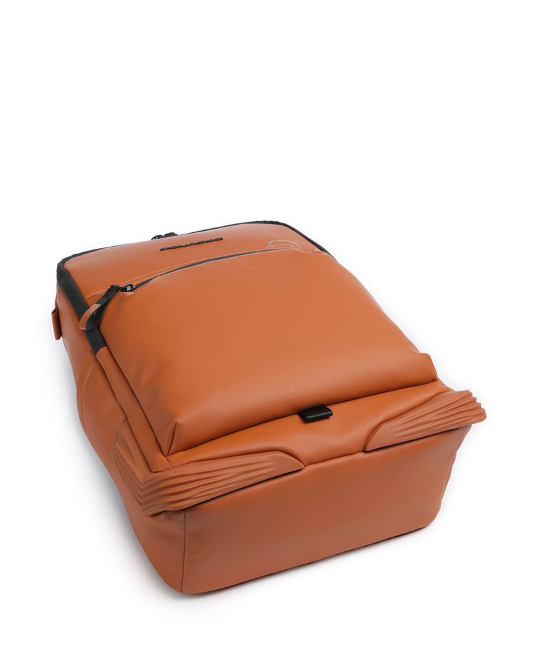 Piquadro Corner 2.0 Backpack cuoio