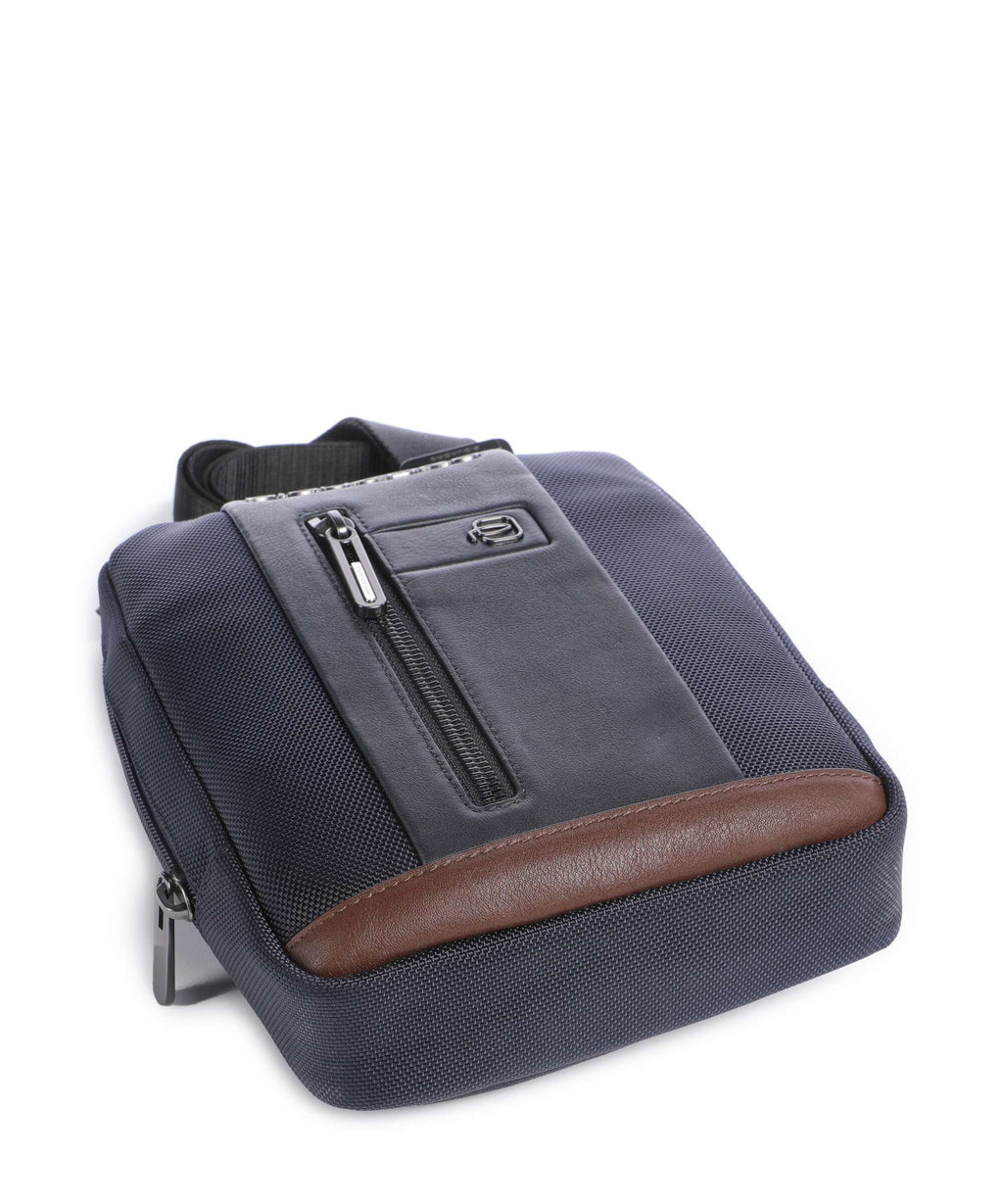 Piquadro Brief 2 Crossbody bag blue/cognac