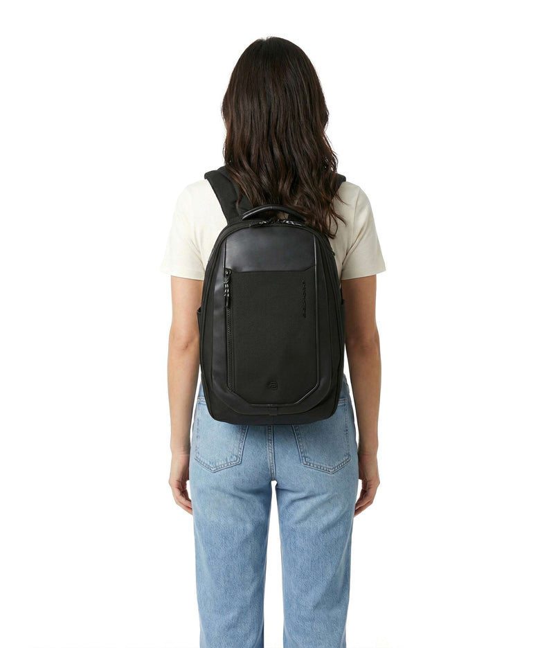 Piquadro Lyss Ryanair Travel backpack black