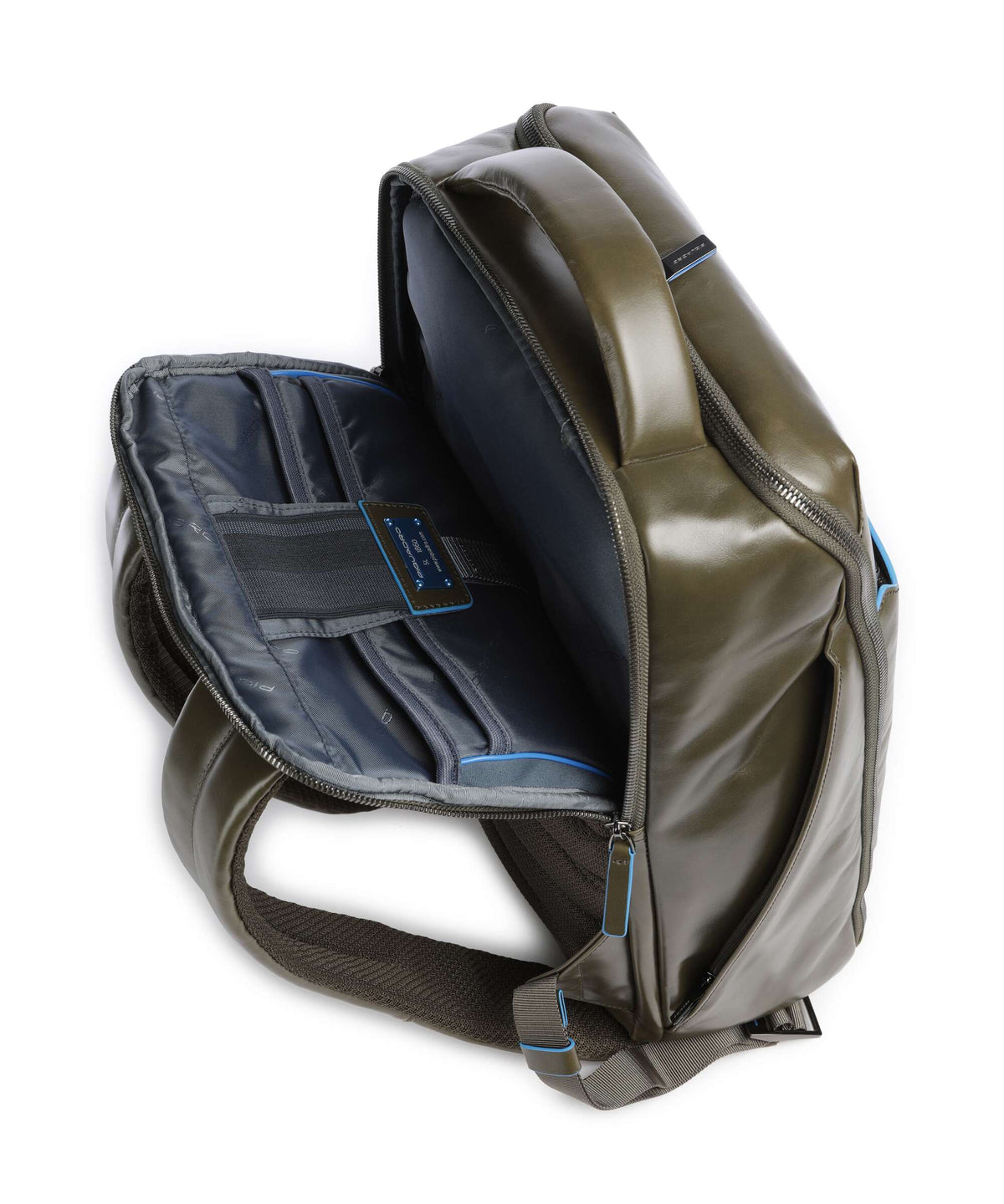 Piquadro Blue Square Backpack verde