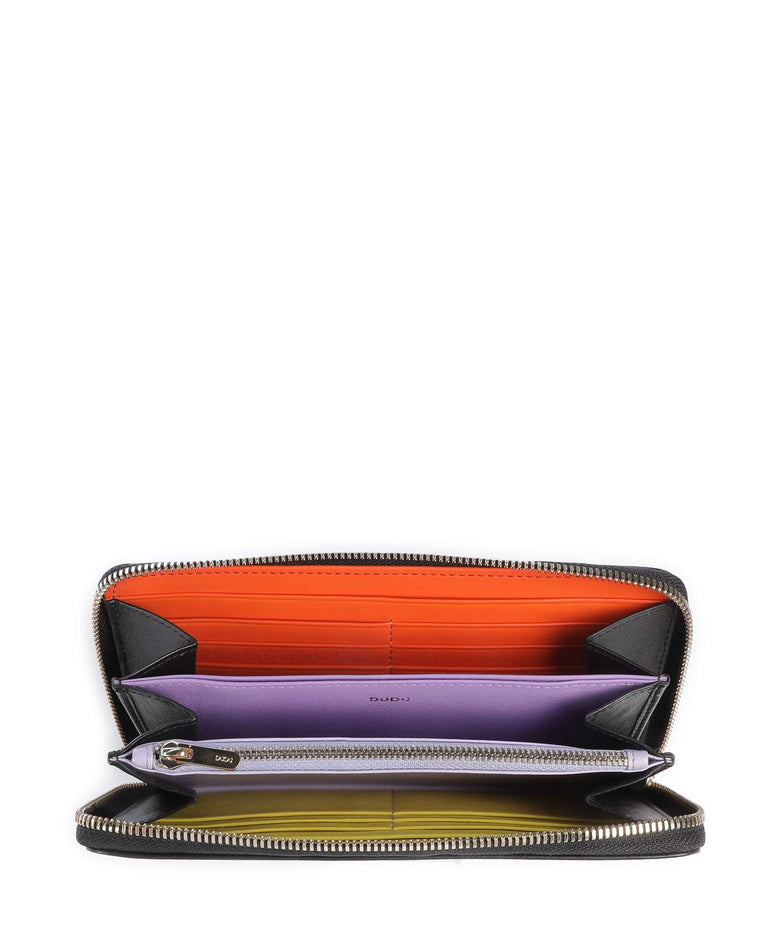 DuDu Bags Mauritius RFID Wallet black pop