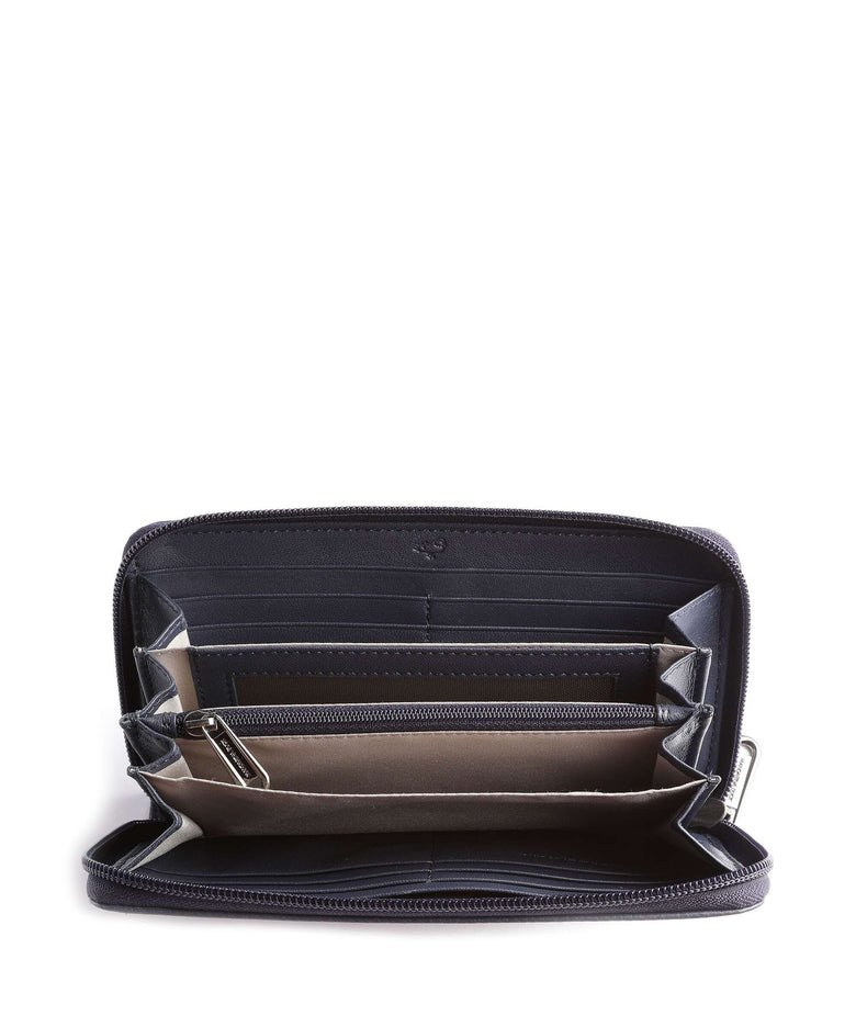 Mandarina Duck Mellow Leather Wallet dress blue