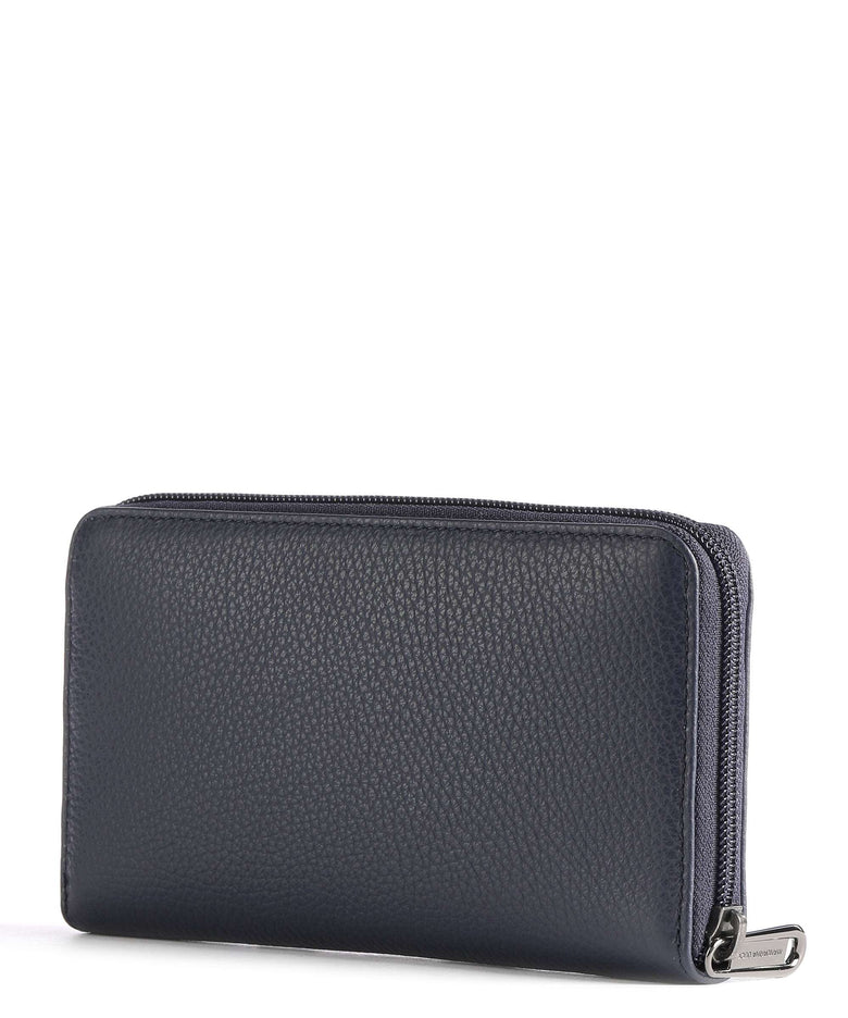 Mandarina Duck Mellow Leather Wallet dress blue