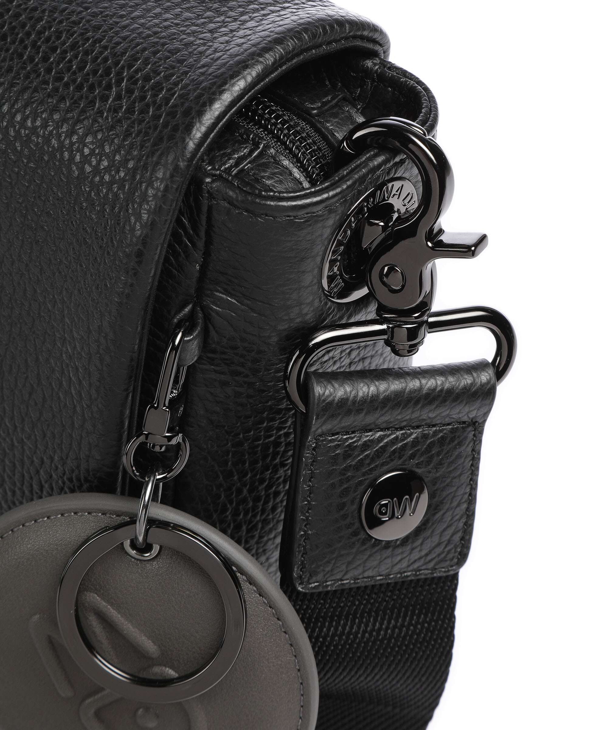 Mandarina Duck Mellow Leather Shoulder bag nero