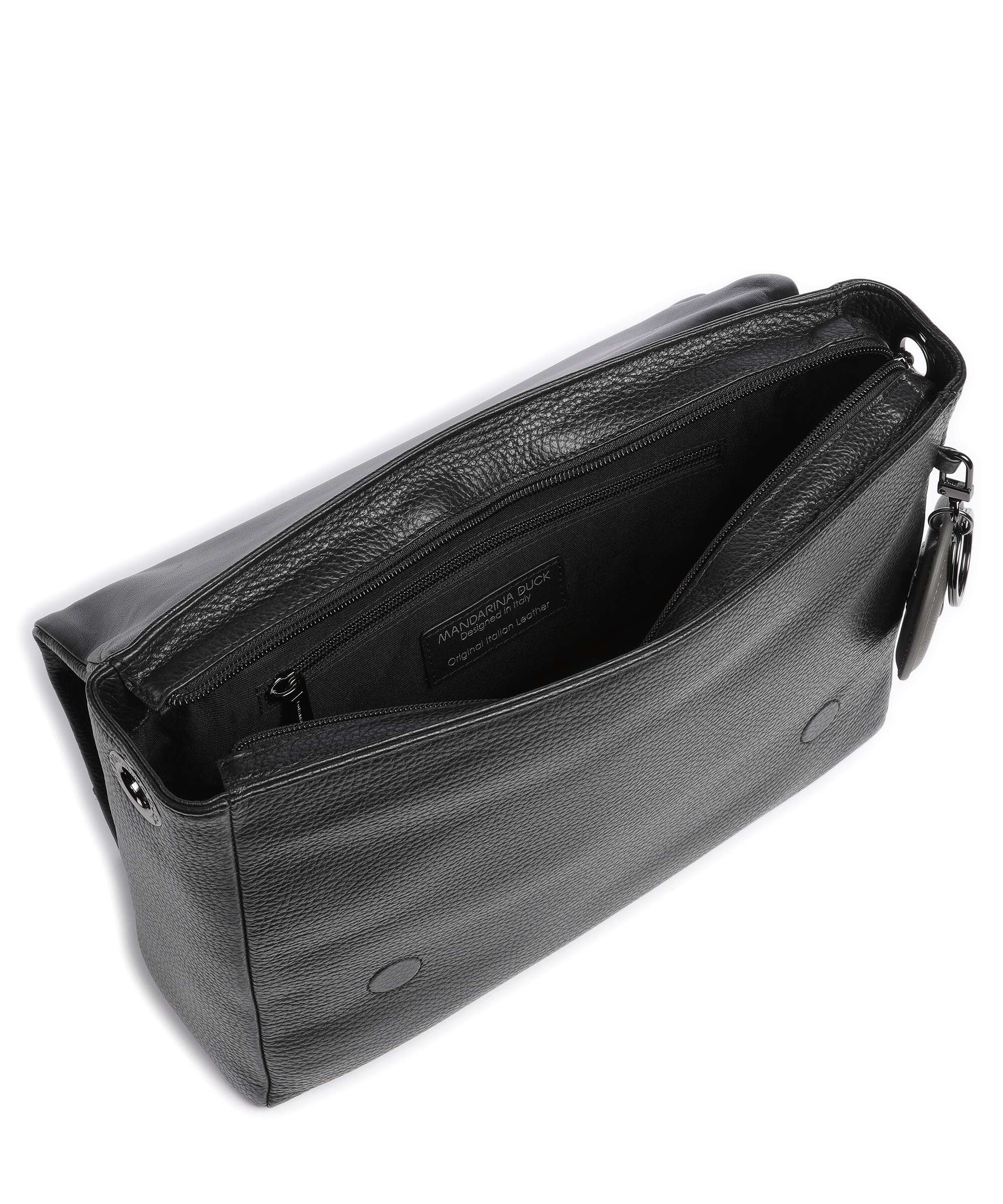 Mandarina Duck Mellow Leather Shoulder bag nero