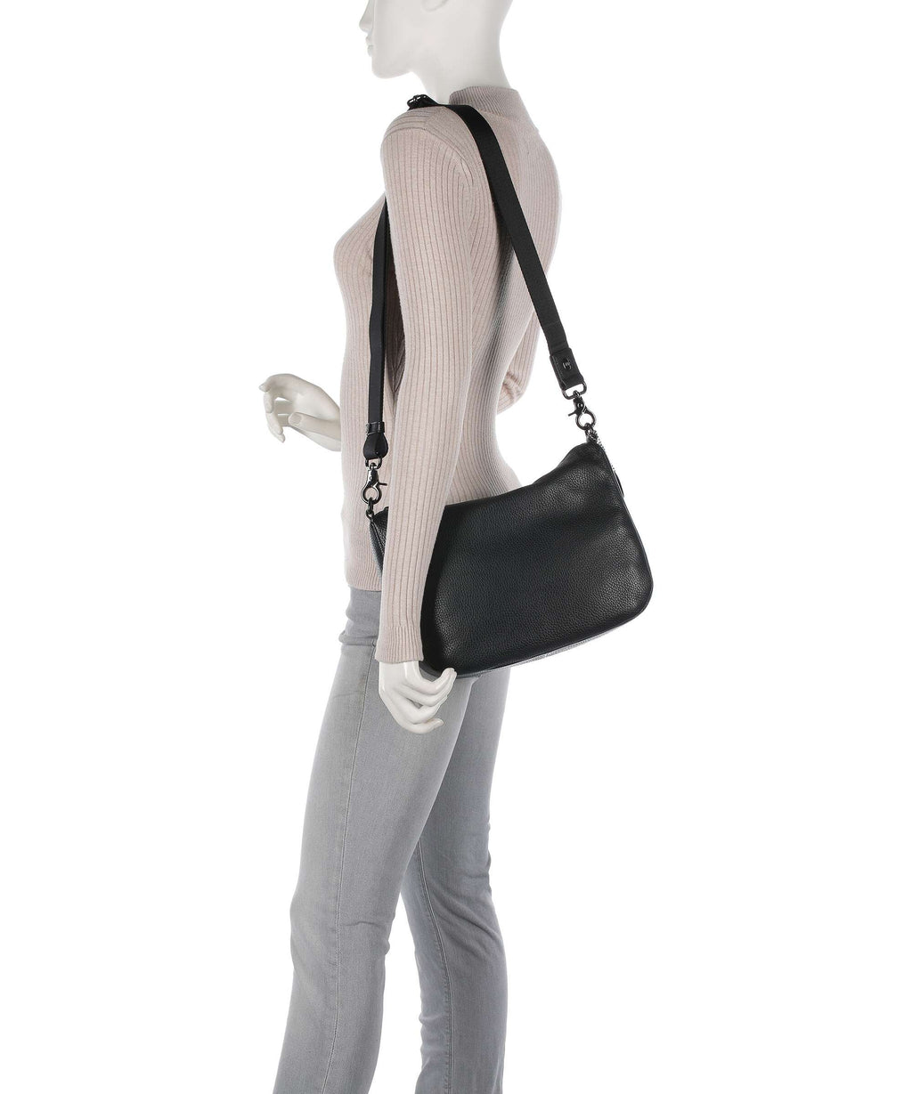 Mandarina Duck Mellow Leather Crossbody bag nero