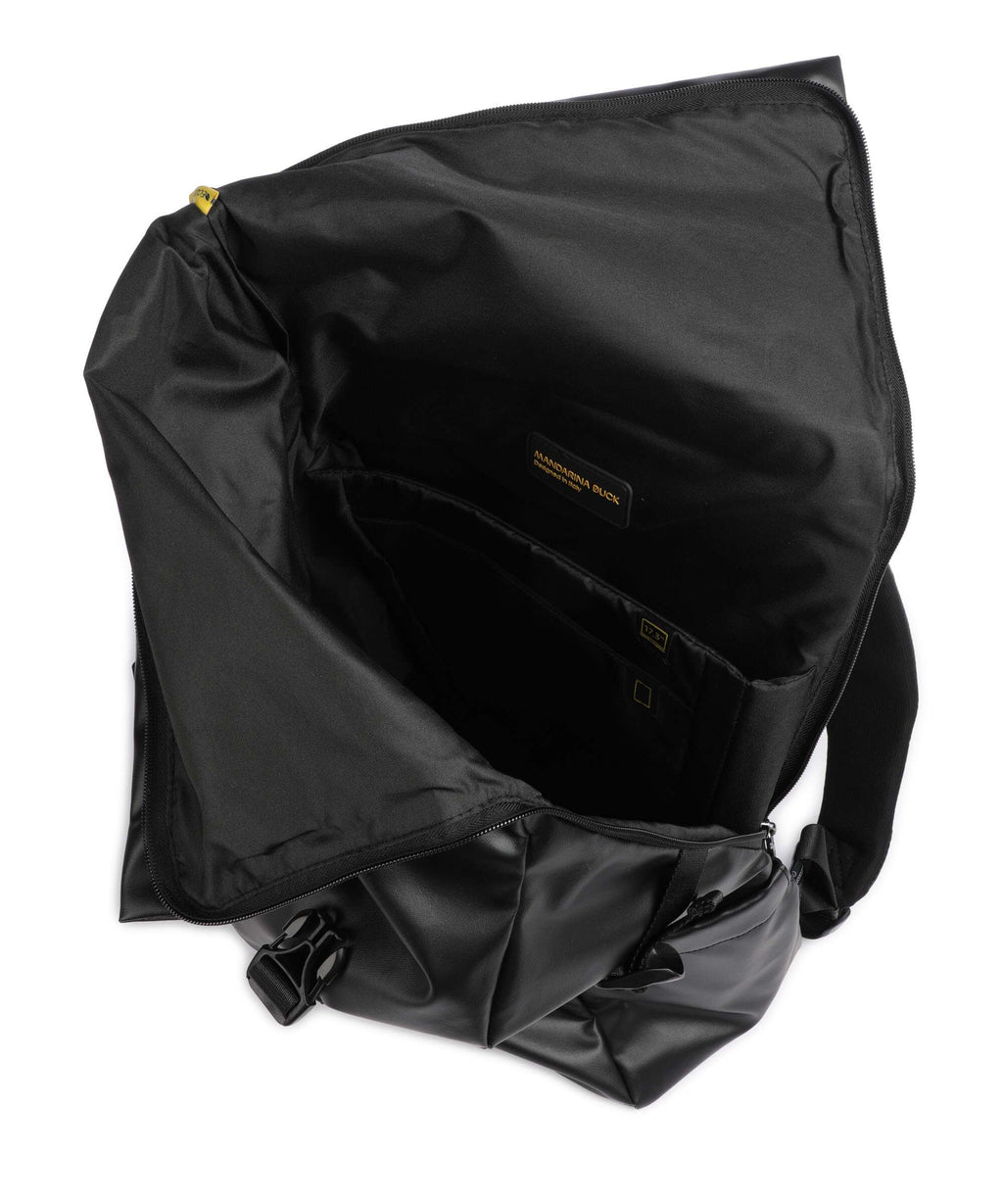 Mandarina Duck Eco Coated Laptop backpack black
