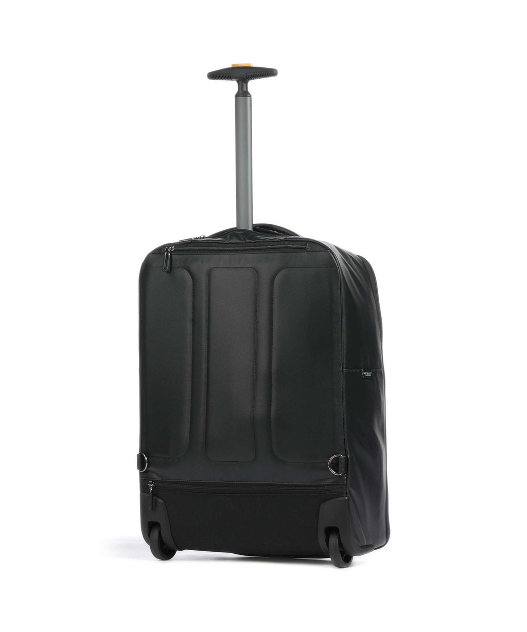 Mandarina Duck Eco Coated Backpack with wheels black