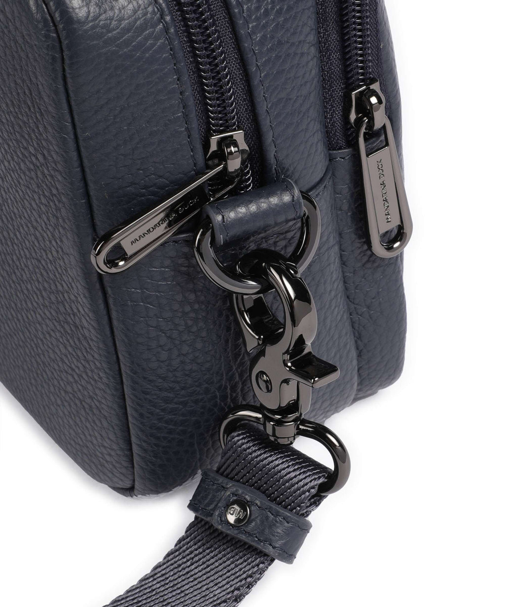 Mandarina Duck Mellow Leather Crossbody bag dress blue