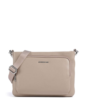 Mandarina Duck Mellow Leather Bandolera warm taupe