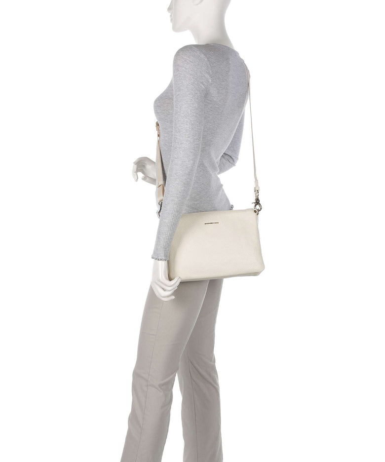 Mandarina Duck Mellow Leather Crossbody bag almond