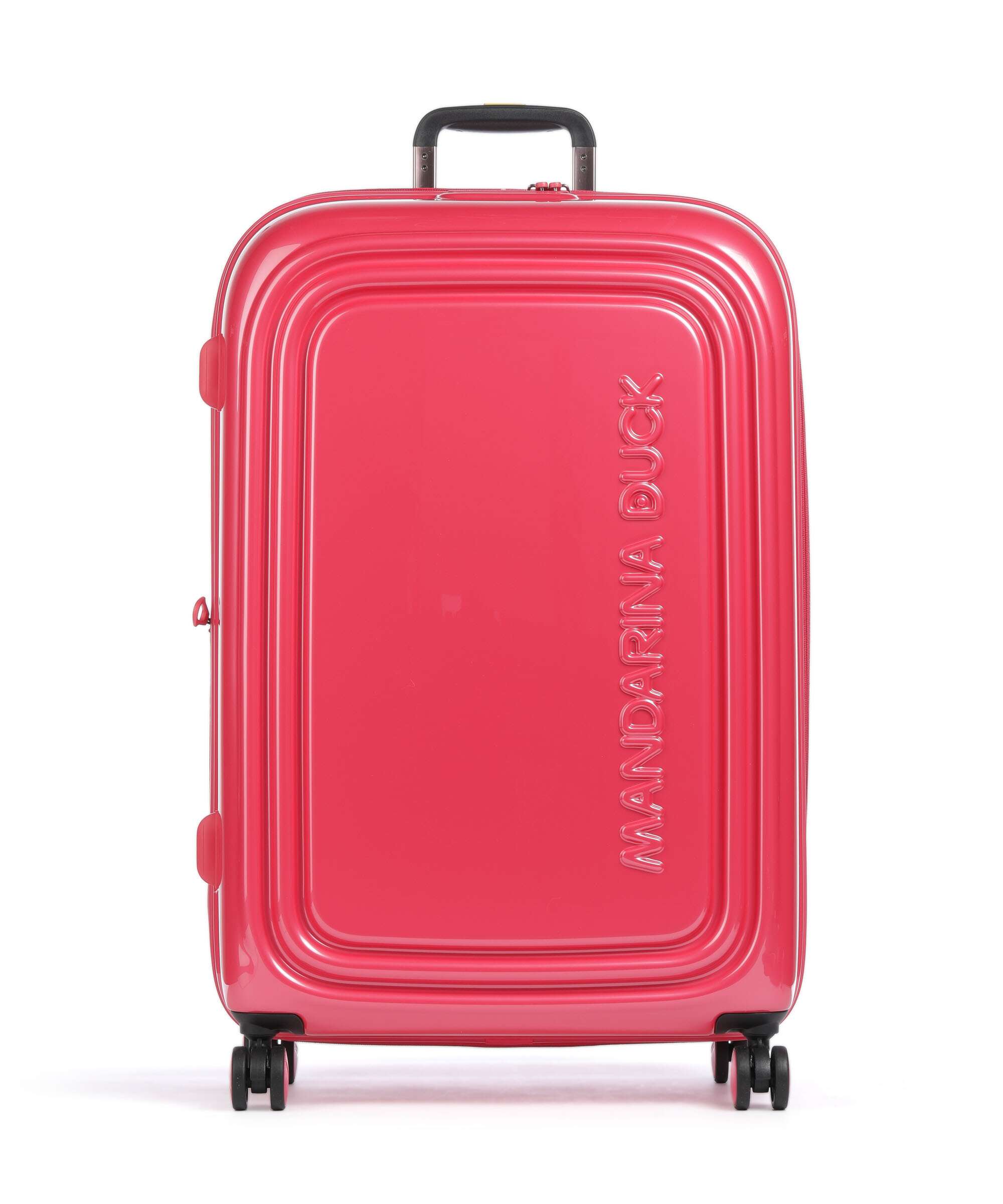 Mandarina Duck Logoduck+ Metal Spinner (4 wheels) raspberry