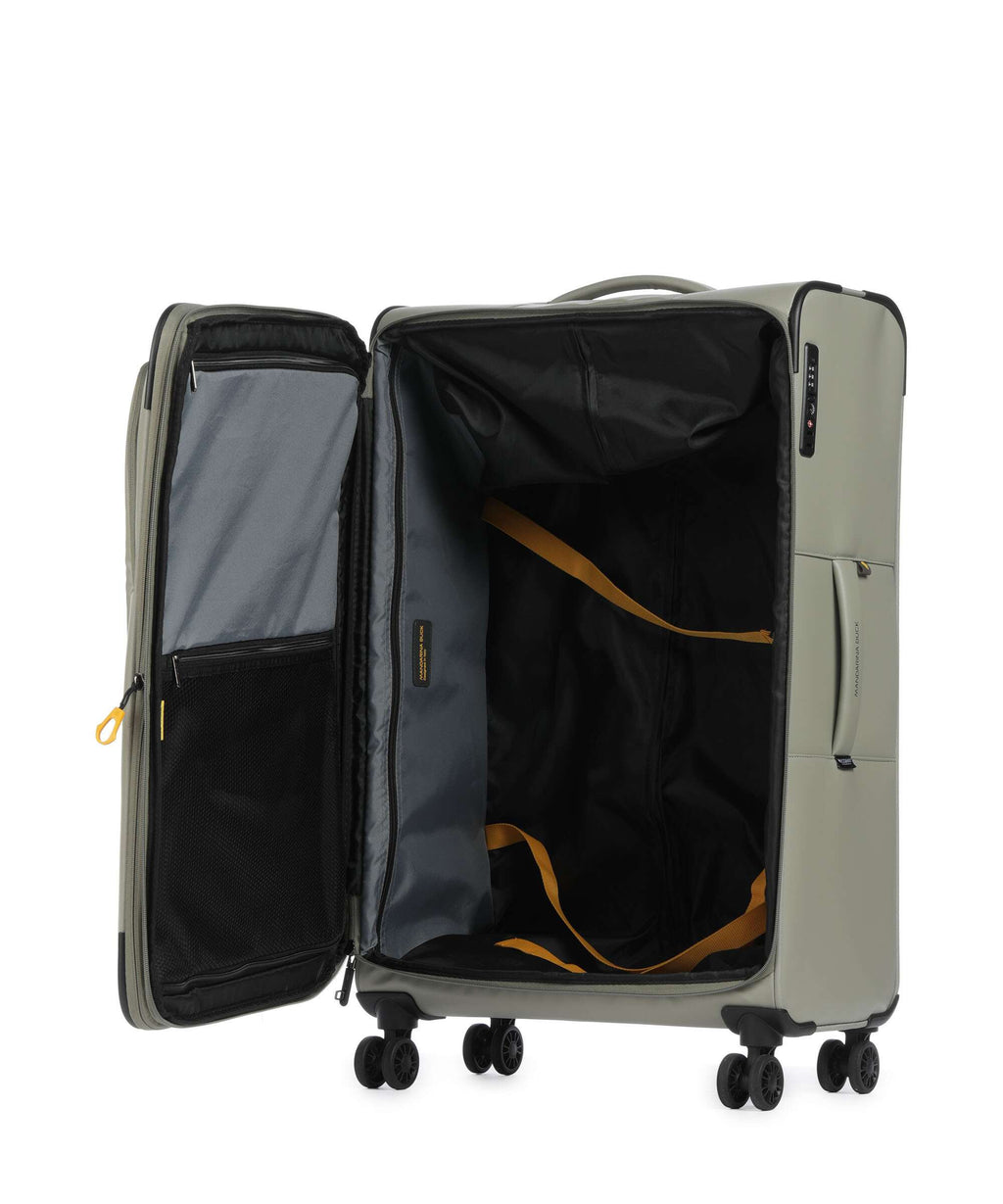 Mandarina Duck Eco Coated Spinner (4 wheels) mud