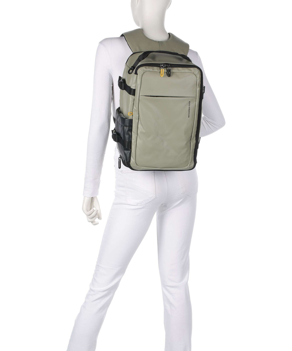 Mandarina Duck Eco Coated Backpack mud