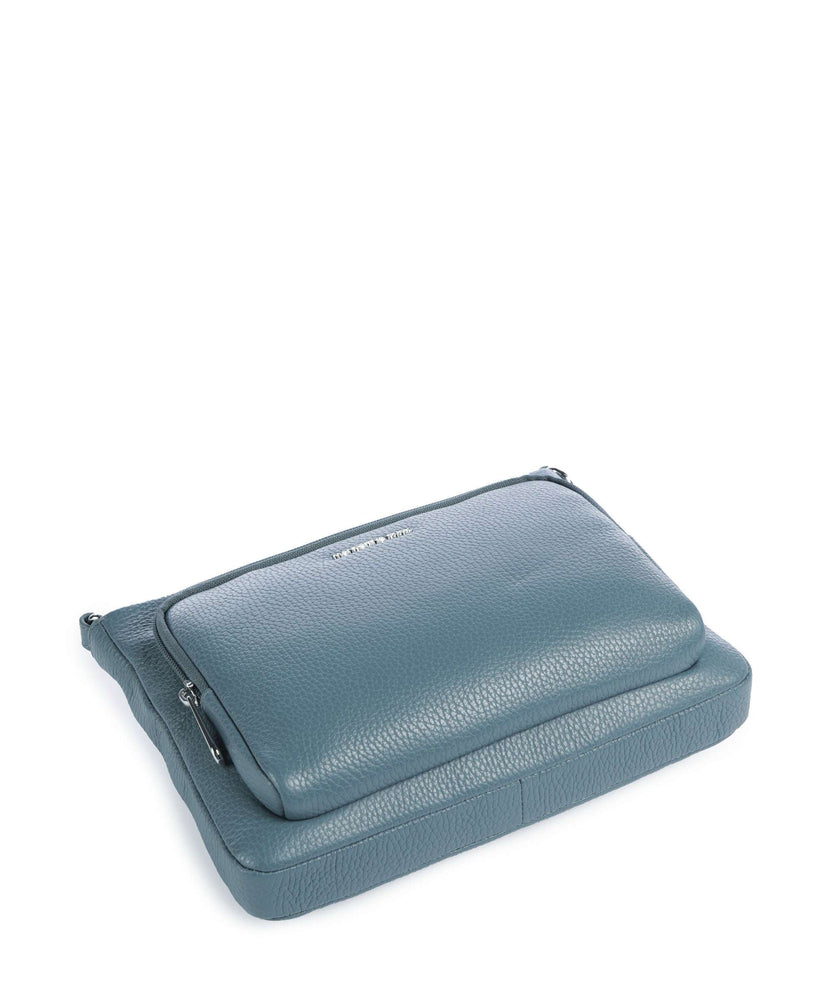 Mandarina Duck Mellow Leather Crossbody bag iron