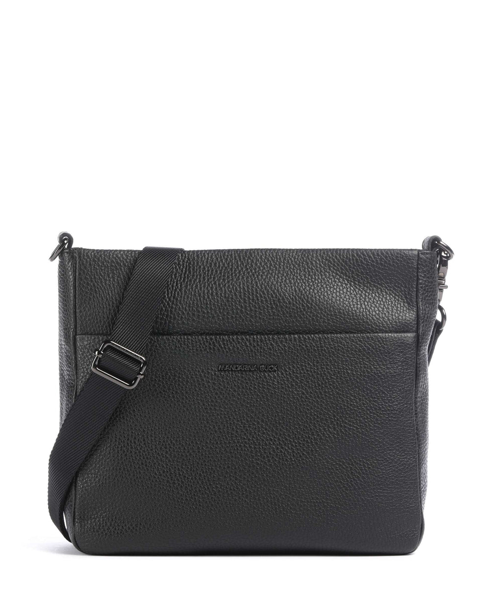 Mandarina Duck Mellow Leather Crossbody bag nero