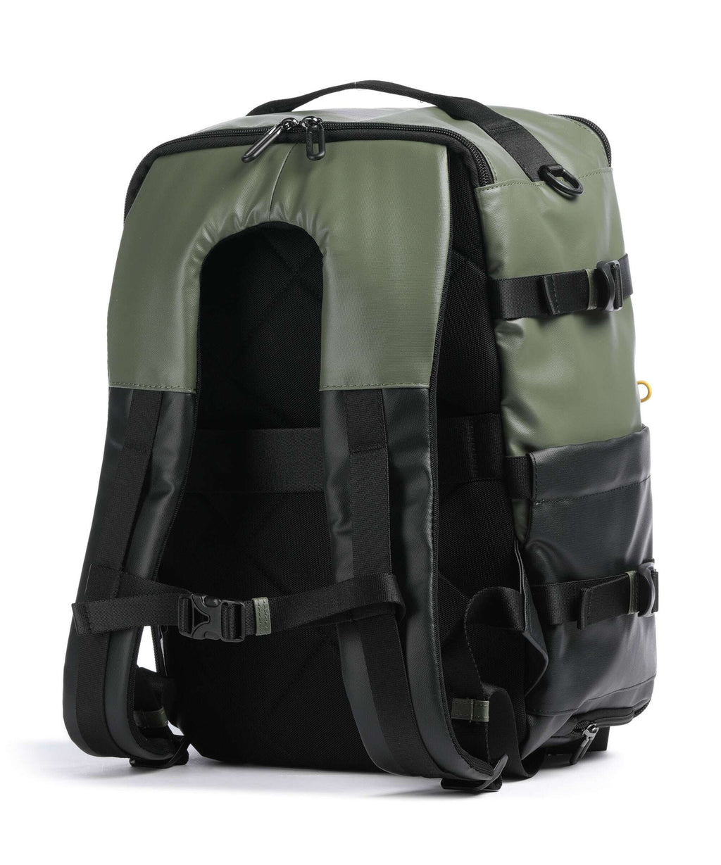 Mandarina Duck Coated Backpack pine green