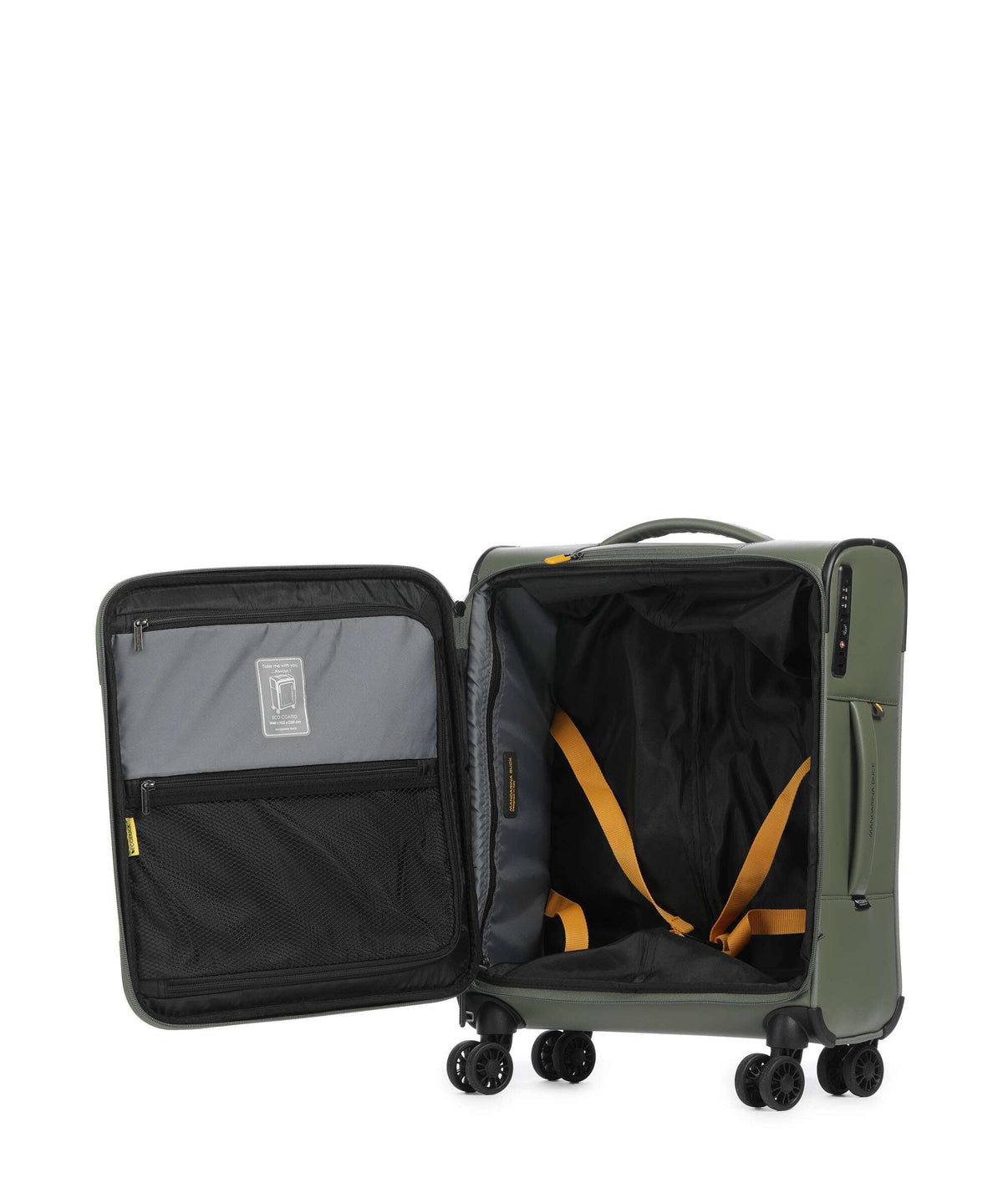 Mandarina Duck Eco Coated Spinner (4 wheels) pine green