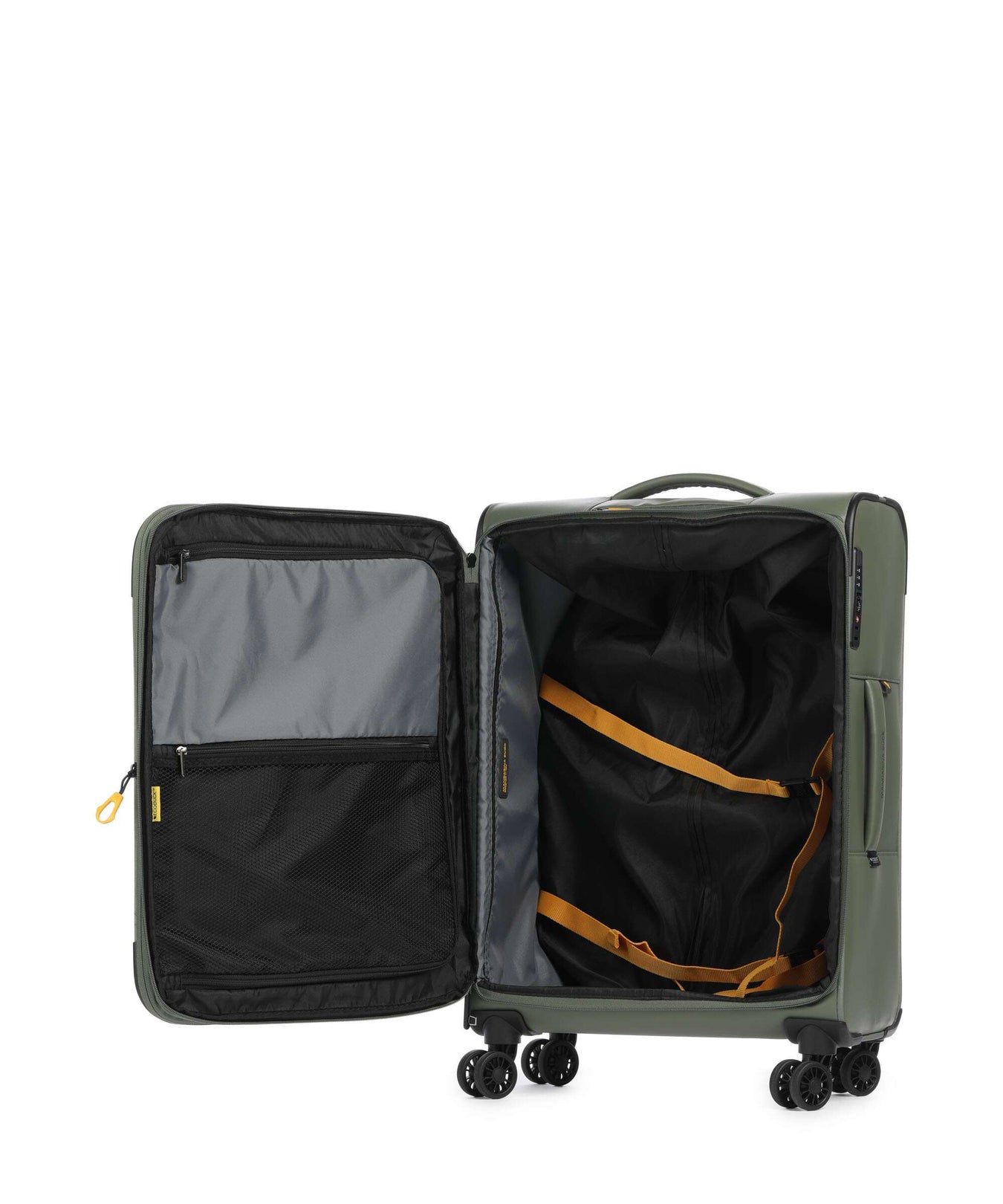 Mandarina Duck Eco Coated Spinner (4 wheels) pine green