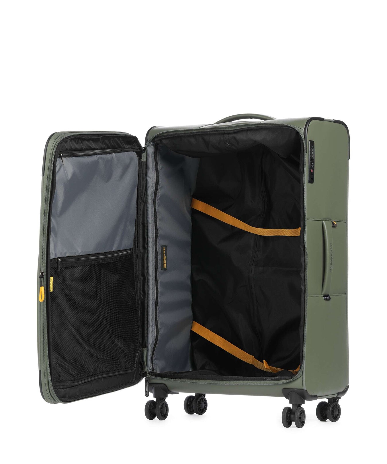 Mandarina Duck Eco Coated Spinner (4 wheels) pine green