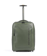 Mandarina Duck Eco Coated Mochila con ruedas pine green
