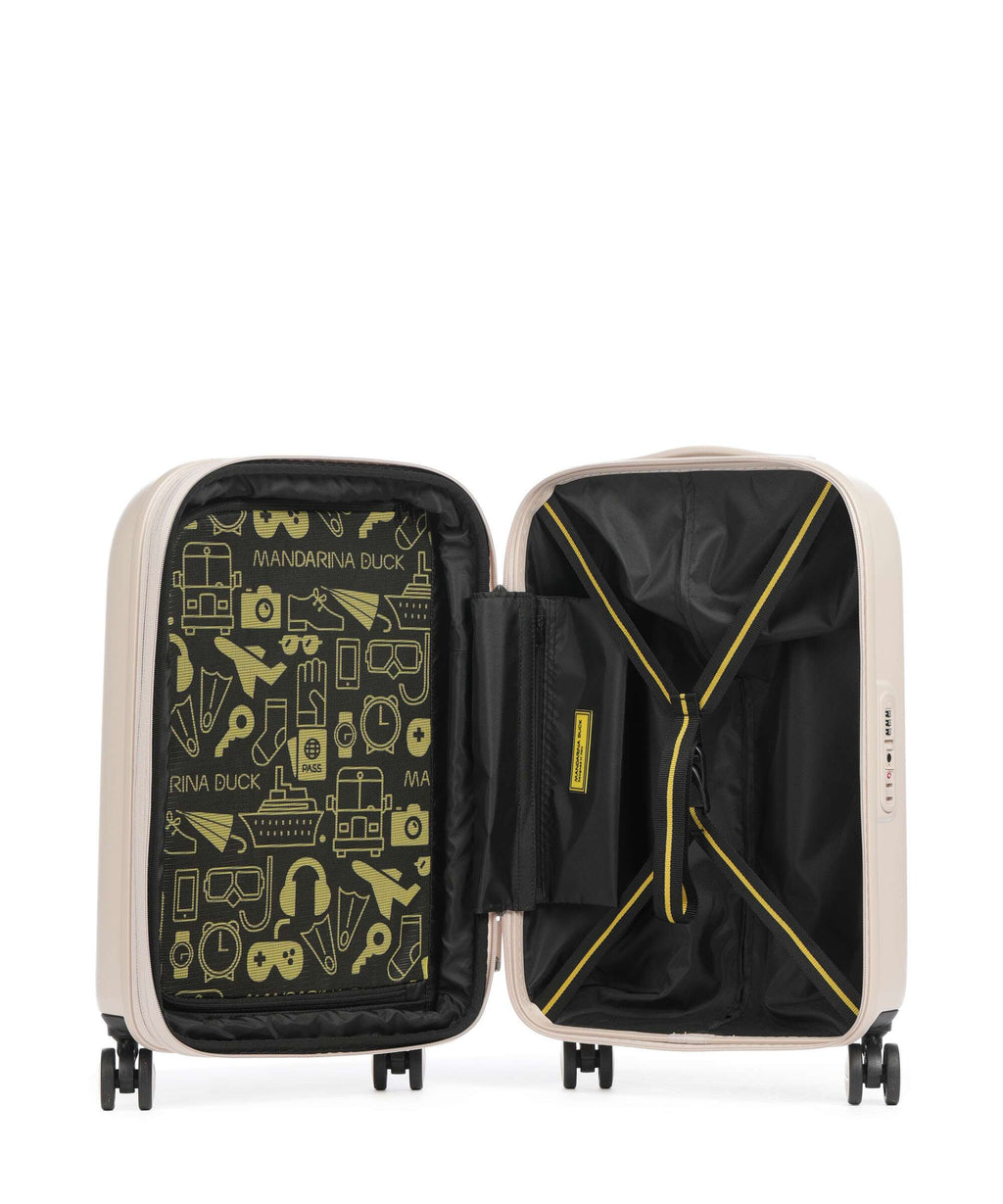 Mandarina Duck Logoduck+ Spinner (4 wheels) white mocha