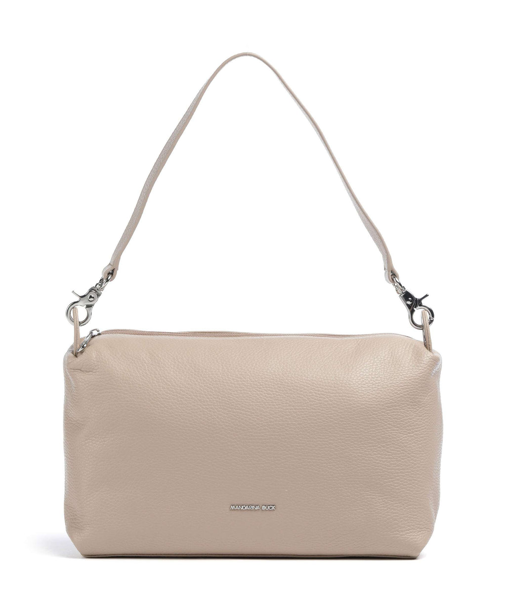 Mandarina Duck Mellow Leather Shoulder bag warm taupe