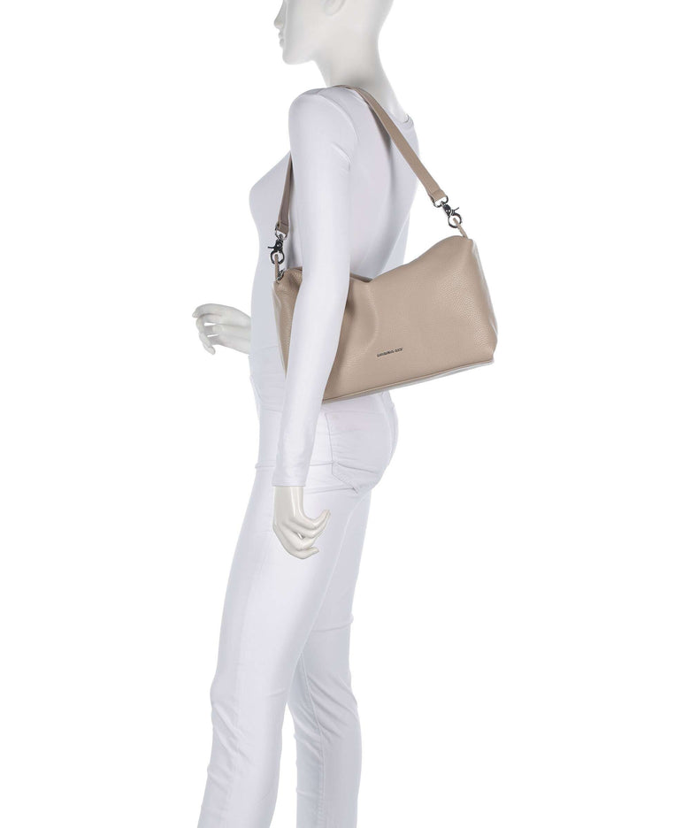 Mandarina Duck Mellow Leather Shoulder bag warm taupe