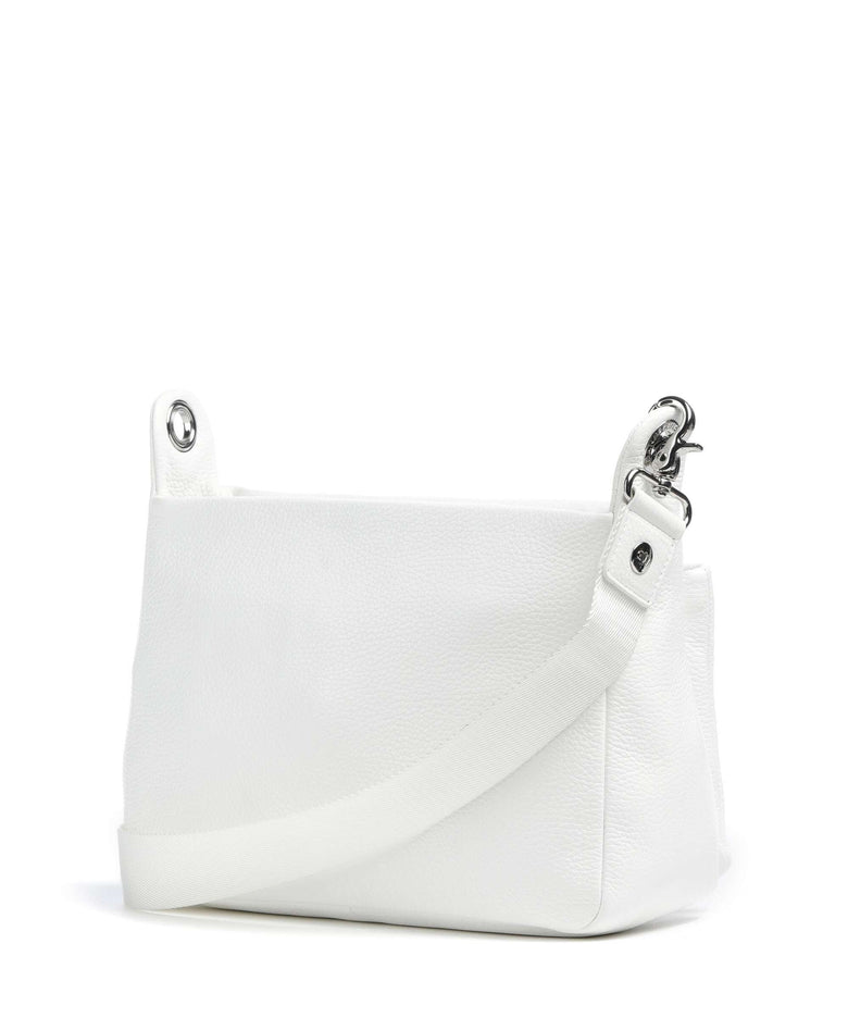 Mandarina Duck Mellow Leather Shoulder bag blanc