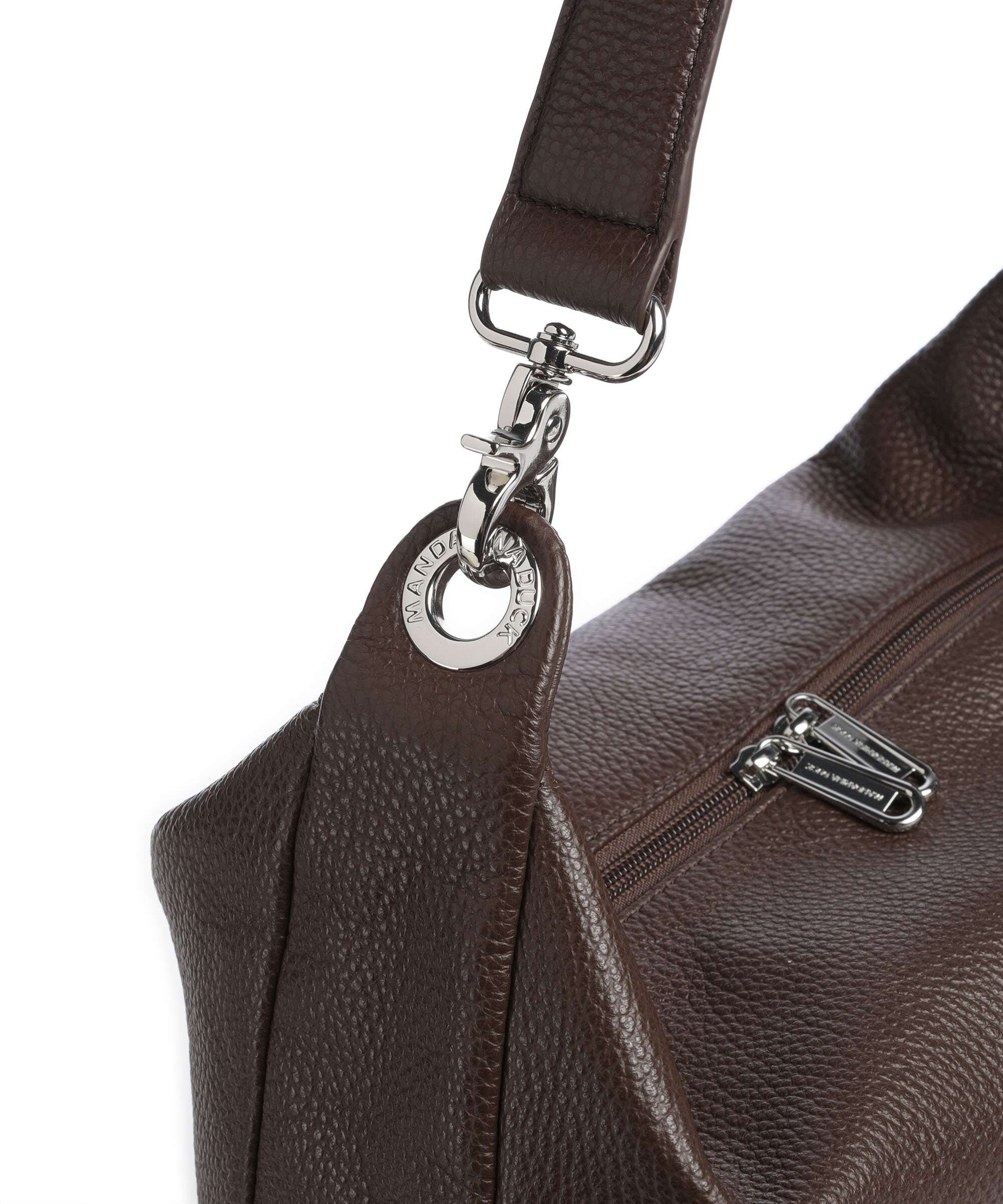 Mandarina Duck Mellow Leather Hobo bag espresso
