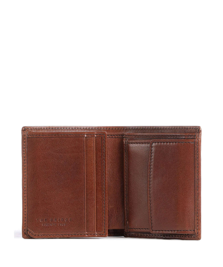 The Bridge Story Uomo Wallet marrone